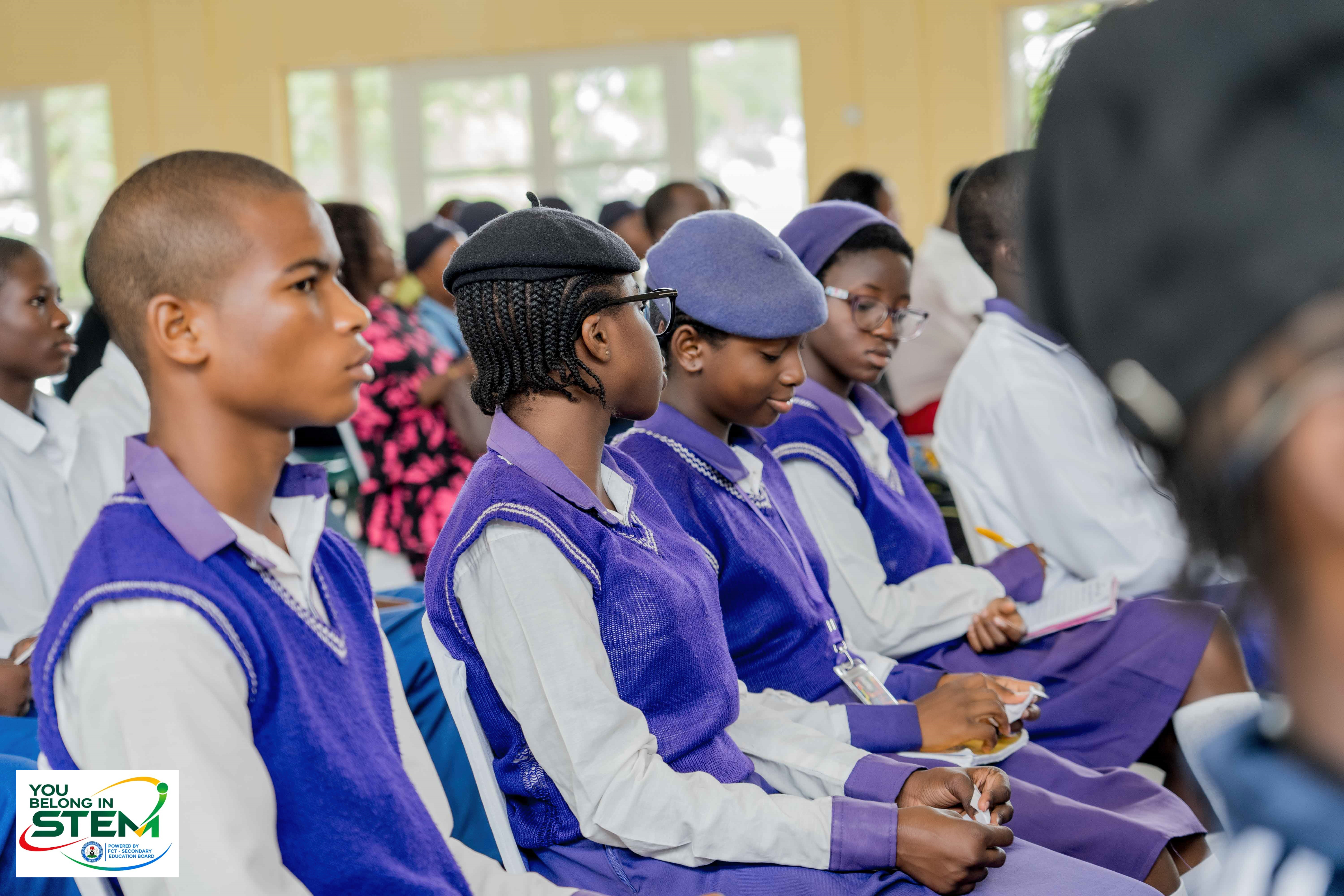 Students attending the You Belong in STEM FCT Edition launch